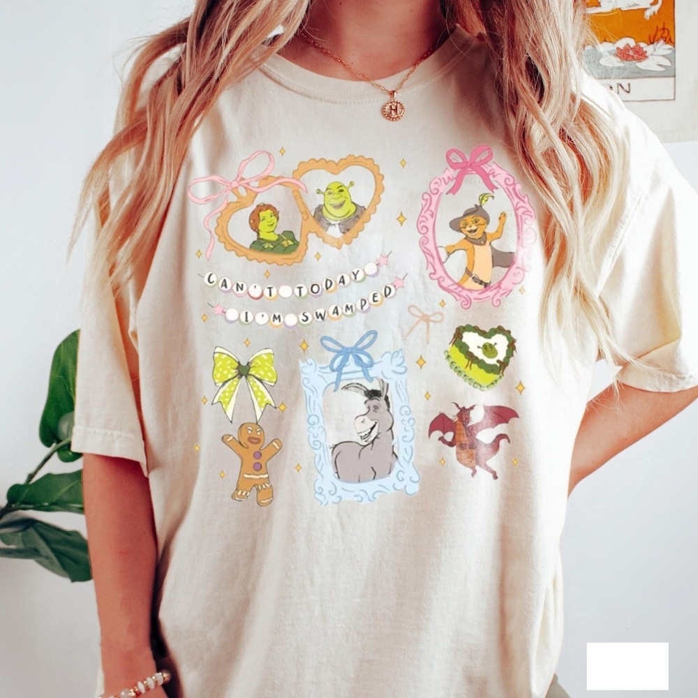 Shrek Coquette Shirt, Fiona And Shrek Coquette Locket Shirt